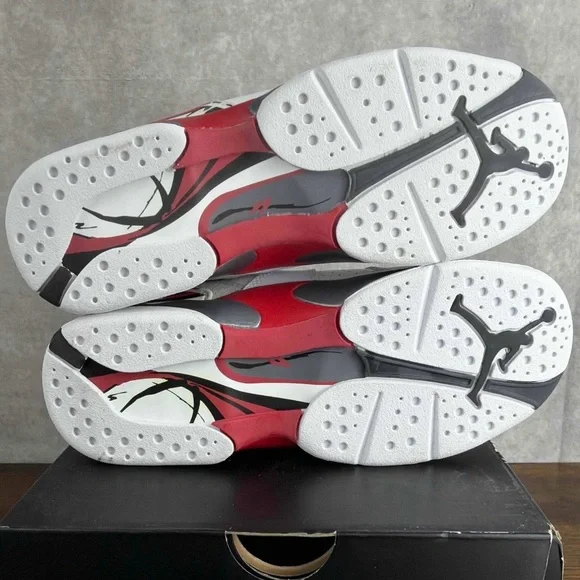 Air Jordan 8 Retro Bugs Bunny Bulls 2013 Size 4.5 GS / 6W 305368-103 Youth Shoes